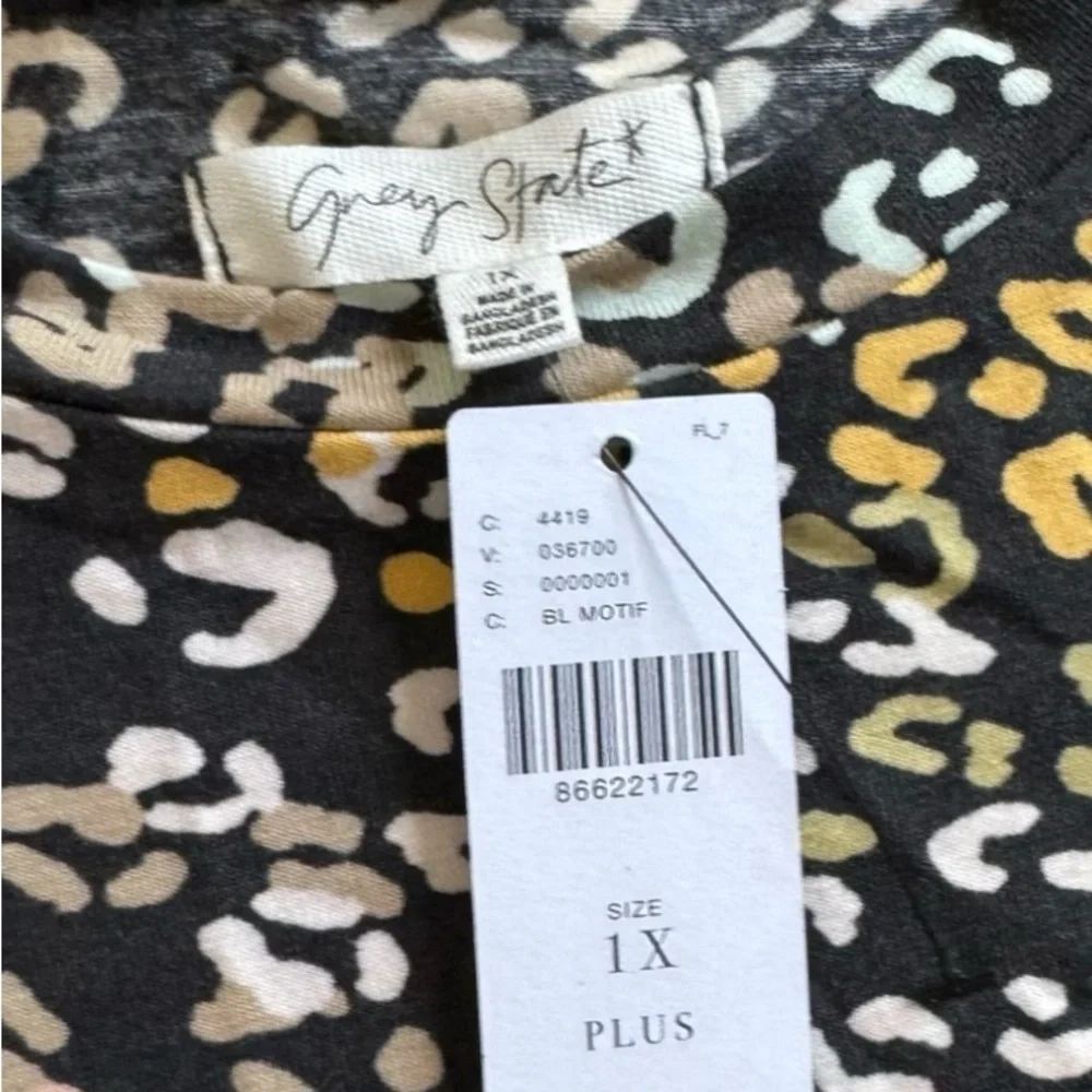 NWT Size 1X - Grey State Chiara Midi Dress - Picture 16 of 16